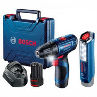 Шуруповерт Makita Bosch Professional GSR 120 LI+ ліхтарик GLI 12V-300,2x2.0Ah (06019G8004)