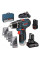 Шуруповерт Makita Bosch Professional GSR 12V-15 Set + набори свердел і біт, 39од (0615990G6L)