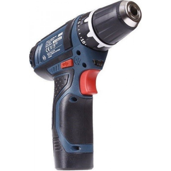 Шуруповерт Makita Bosch Professional GSR 12V-15 Set + набори свердел і біт, 39од (0615990G6L)