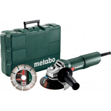 Угловая шлифмашинка Metabo W 750-125 Set (603605690)