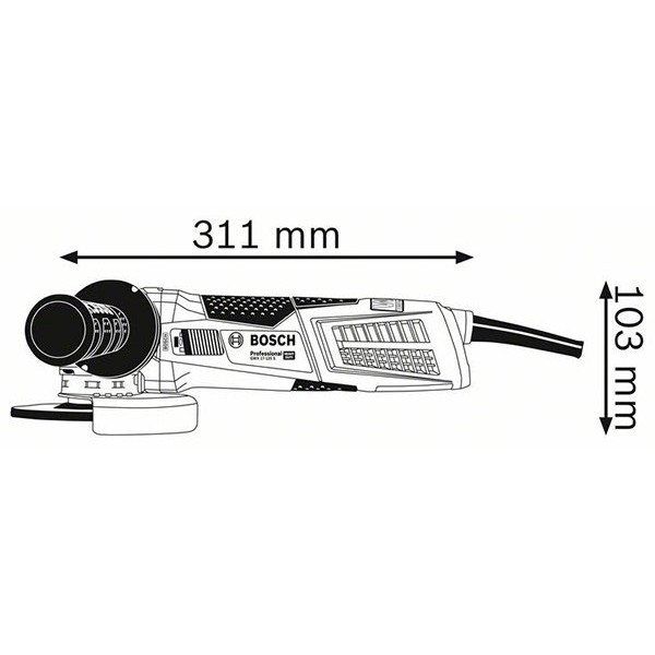 Угловая шлифмашинка Bosch Professional GWX 17-125 S (06017C4002)