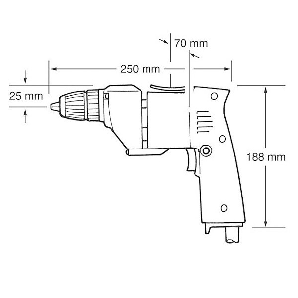 Дрель Makita 6510LVR