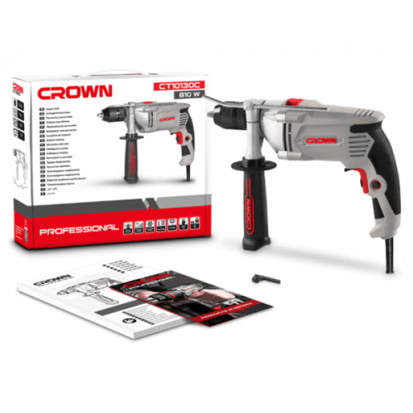 Дрель Crown CT10130C