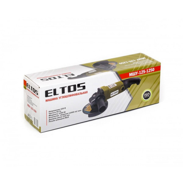 Угловая шлифмашинка Eltos МШК-125-1250