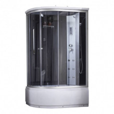 Гідромасажний бокс Q-tap SBM12080.2R SAT (Black/Grey)
