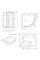Душовий бокс Lidz Tani SB90x90.SAT.HIGH.FR Frost