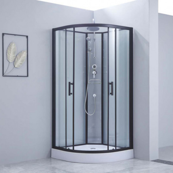 Душовий бокс Lidz Majatek SB90x90.BLA.LOW.TR