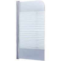Шторка для ванни Lidz Brama SS80x150L.CRM.L Linie