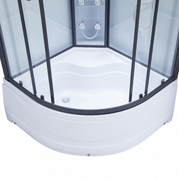 Гідромасажний бокс Lidz Majatek SBM90x90.BLA.HIGH.TR
