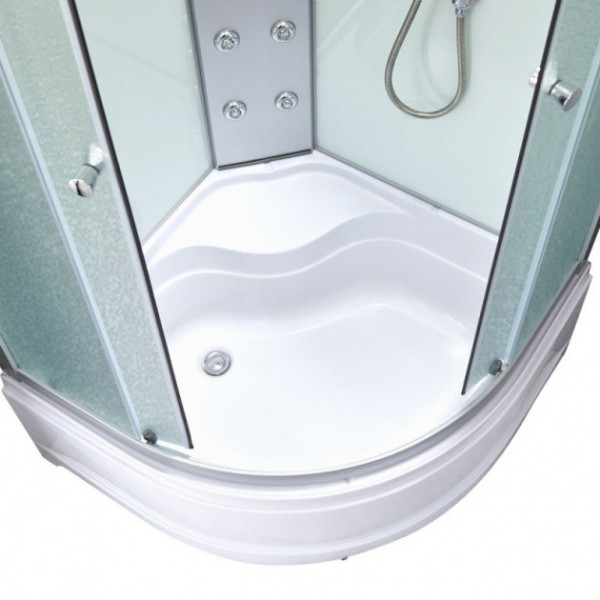 Гідромасажний бокс Lidz Tani SBM100x100.SAT.HIGH.FR Frost