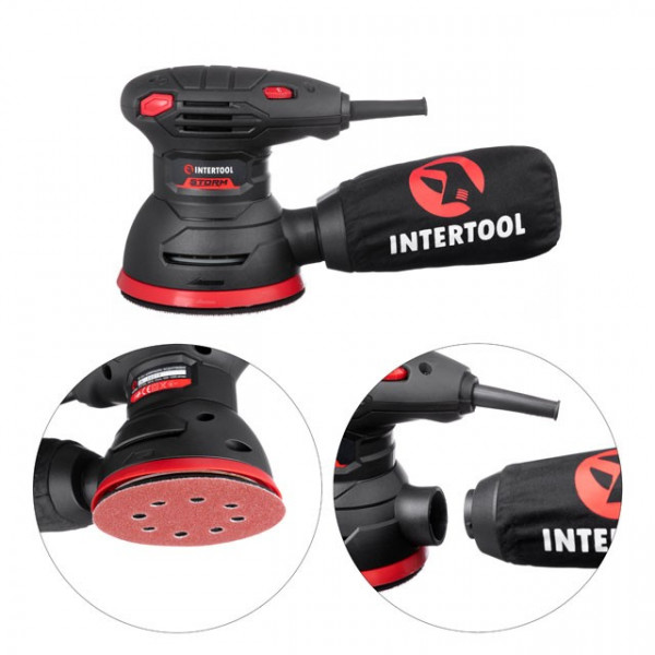 Эксцентриковая шлифовальная машина INTERTOOL WT-0541