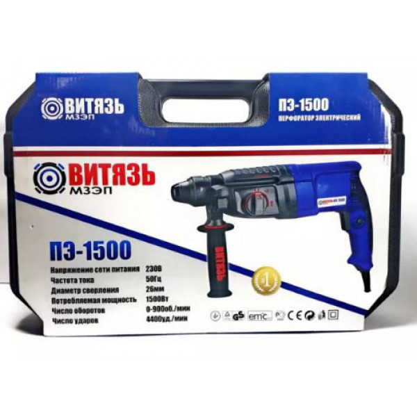 Перфоратор Витязь ПЕ-1500