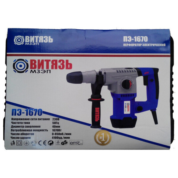 Перфоратор Витязь ПЕ-1670