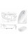 Ванна BESCO CORNEA 150х100P (соло)