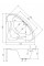 Ванна BESCO MIA Besafe 130x130 (соло)