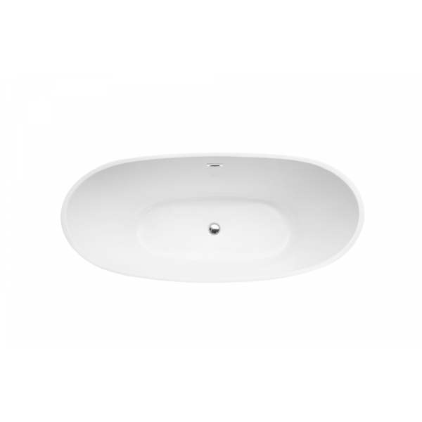 Ванна BESCO AYLA 170х80 (ретро) із сифоном Click-Clak