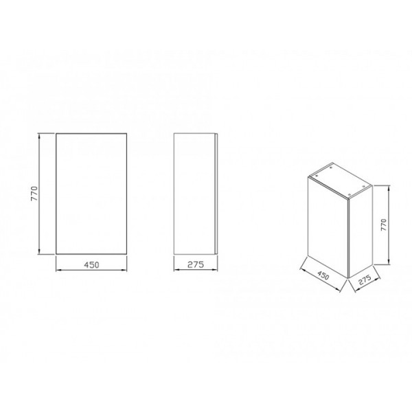 RAVAK SB 450 Natural Білий (X000001054)