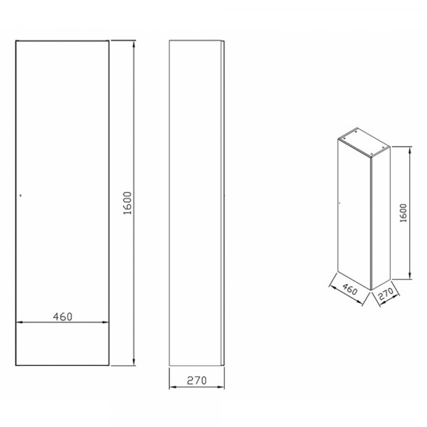 RAVAK SB 460 Formy Білий (X000001260)