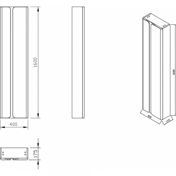 RAVAK SB 400 Balance Білий/Графіт (X000001374)