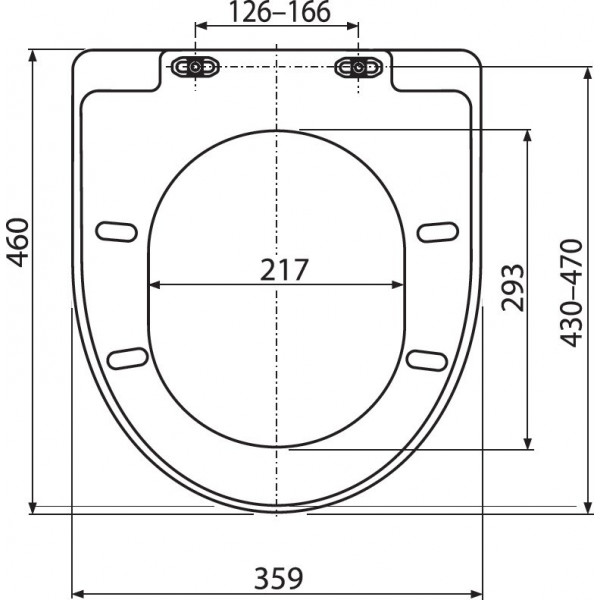 RAVAK WC Chrome (X01451)