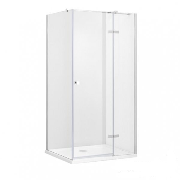 Душова кабіна BESCO PIXA 90x90x195 P прозора/хром