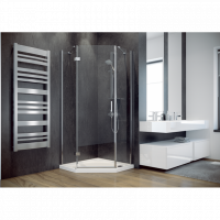 Душова кабіна BESCO VIVA 90x90x195 L прозора/хром