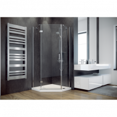 Душова кабіна BESCO VIVA 90x90x195 L прозора/хром