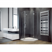 Душова кабіна BESCO VIVA 90x90x195 P прозора/хром