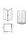 Душова кабіна BESCO MODERN 80x80x185 прозора/хром