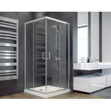Душова кабіна BESCO MODERN 90x90x185 квадратна mrozone/хром