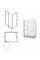 Душова кабіна BESCO VIVA 1200x80x195 P прозора/хром