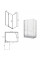 Душова кабіна BESCO VIVA 1200x90x195 L прозора/хром