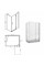 Душова кабіна BESCO VIVA 1200x90x195 P прозора/хром