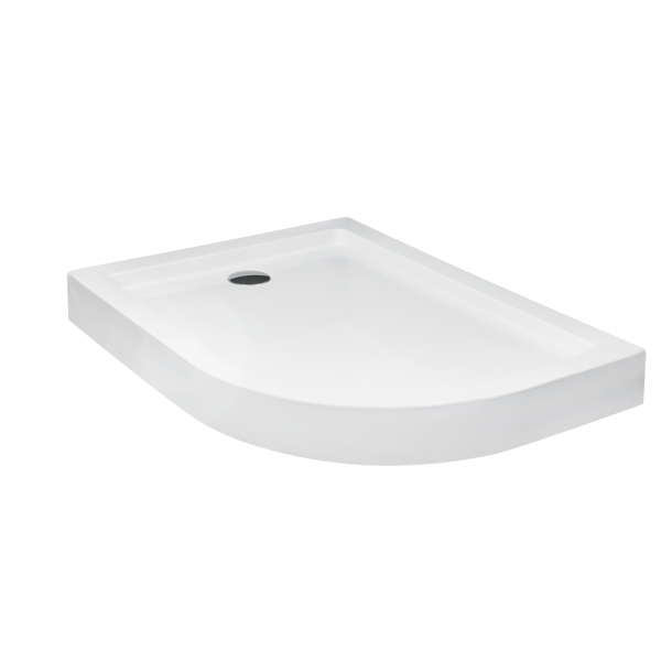Душевий піддон BESCO SATURN L 120х90х4/14 см. комплект із ніжками