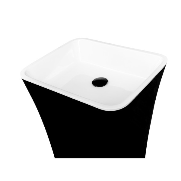Раковина для ванної окремостояща BESCO ASSOS B&W 40х50