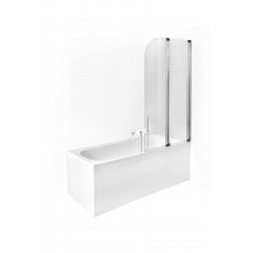 Шторка для ванни BESCO PMD ambition -2S 80.5х140 хром