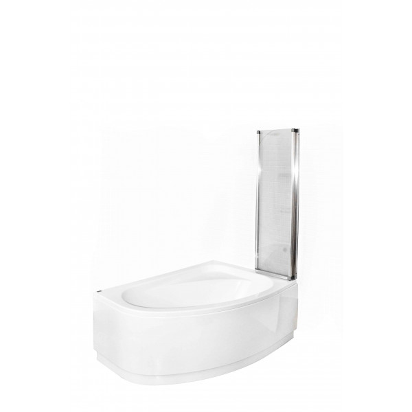 Шторка для ванни BESCO PMD ambition -2S 80.5х140 хром