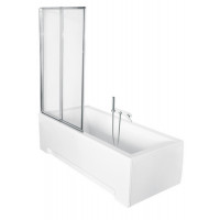 Шторка для ванни BESCO PMD ambition premium -2S 80.5х140 хром