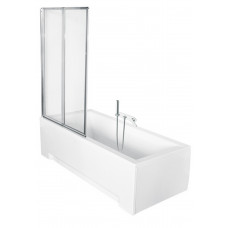 Шторка для ванни BESCO PMD ambition premium -2S 80.5х140 хром