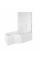 Шторка для ванни BESCO PMD ambition premium -3S 130х140 хром