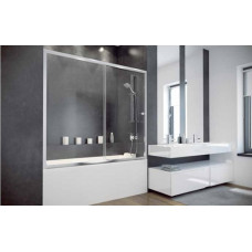 Шторка для ванни BESCO Duo Slide II 150 1500x1500 прозора