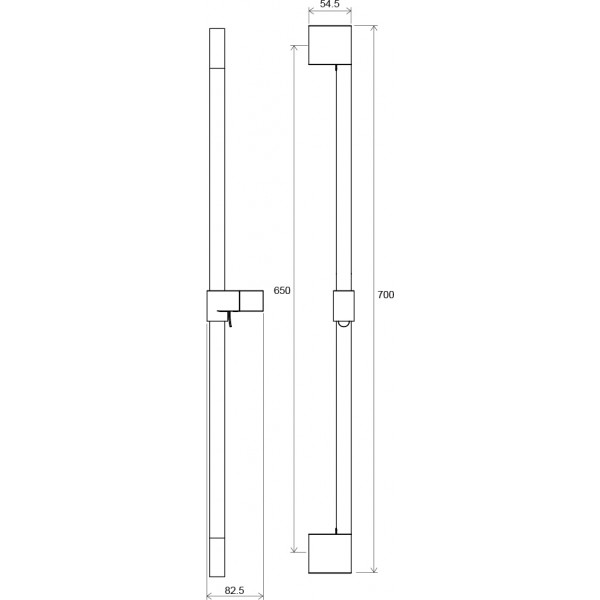 RAVAK 974.00 Chrome 70 см (X07P013)