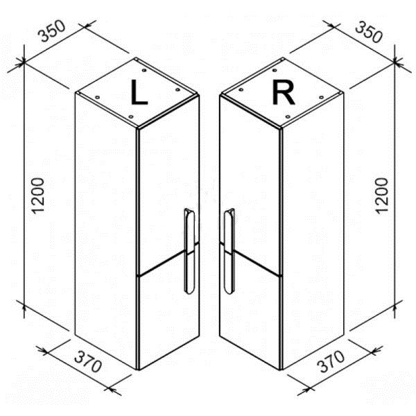 RAVAK SB 350 Chrome R Белый (X000000543)