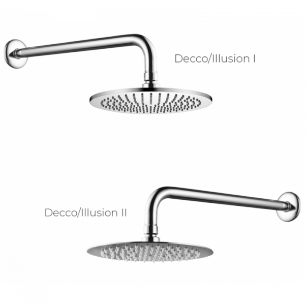 Душовий набір BESCO DECCO II/ILLUSION II хром