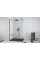 Душова перегородка BESCO walk in AVEO BLACK 120x195 пророчна/чорний 120 см