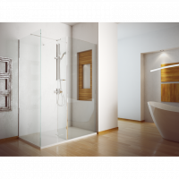 Душова кабіна BESCO walk in INDRE 140x90x195 прозора/хром