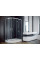 Душова кабіна BESCO MODERN 120x90x185 універсальна mrozone/хром
