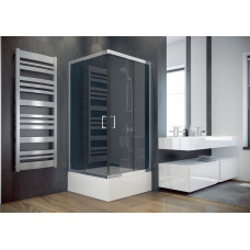 Душова кабіна BESCO MODERN 80x80x165 квадратна mrozone/хром