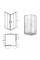 Душова кабіна BESCO MODERN 90x90x185 квадратна універсальна grigio/хром