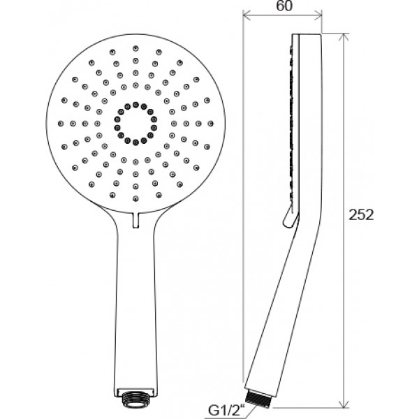 RAVAK 961.00 Flat XXL 3 функції (X07P344)